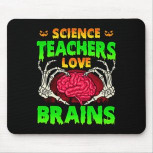 Tapis De Souris Enseignants scientifiques Aimer les cerveaux Squel
