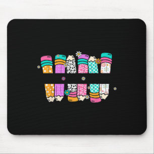 Tapis De Souris Enseigner Amour Inspirer Professeur Crayon Retour