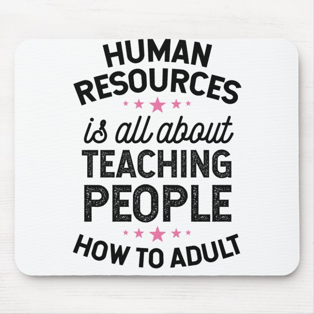 Tapis De Souris Enseigner Aux Gens Comment Adulte (Devant)