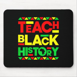 Tapis De Souris Enseigner l'Histoire Noire Mélanine Afro Fierté Af