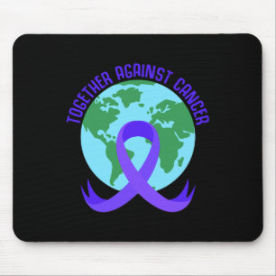 Tapis De Souris Ensemble contre le cancer Message pour la Journée