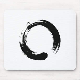 Tapis De Souris Enso, Zen, Cercle, Symbole, Bouddhisme, Bouddha, M