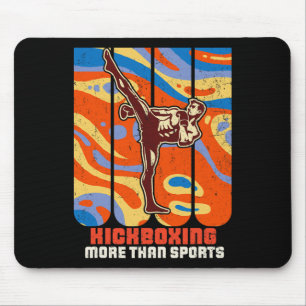 Tapis De Souris Entraînement d'arts martiaux de kickboxing Karaté 