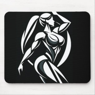 Tapis De Souris Entraînement Personnel de Fitness pour Femme Minim