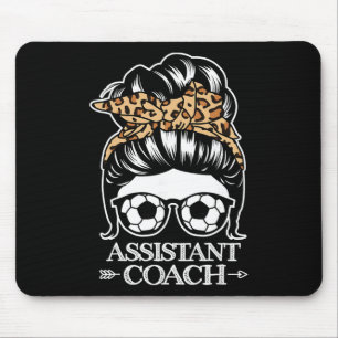 Tapis De Souris Entraîneur de foot instantané Chignon désordonné D