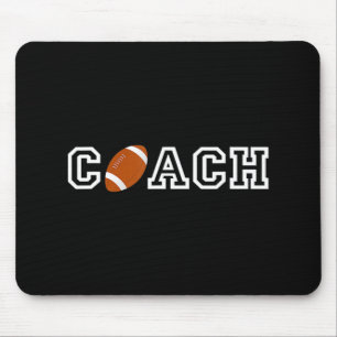Tapis De Souris Entraîneur de football T Appréciation cadeau pour