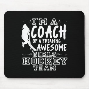 Tapis De Souris Entraîneur de hockey sur gazon filles _1