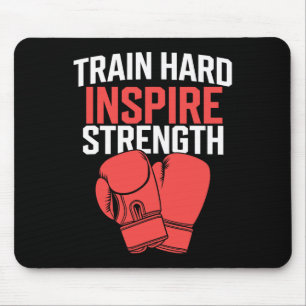 Tapis De Souris Entraîneur de kickboxing Fitness intense Autodéfen