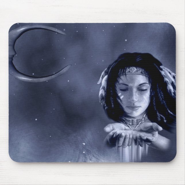 Tapis De Souris entrez dans le sandwoman (Devant)