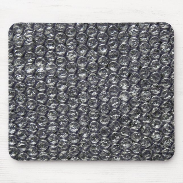 Tapis De Souris enveloppement de bulle noire (Devant)