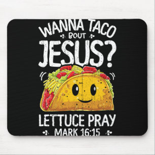 Tapis De Souris Envie de Taco Sur Jésus Cinco De Mayo Femmes Homme