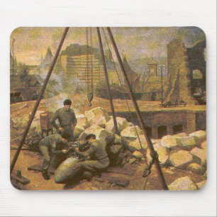 Tapis De Souris EOD creusant pour la bombe