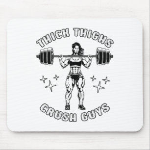 Tapis De Souris Épais cuisses Les Gars Drôle Gym Entraînement Body