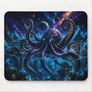 Tapis De Souris Epic Purple & Blue Celestial Kraken Mouse Pad