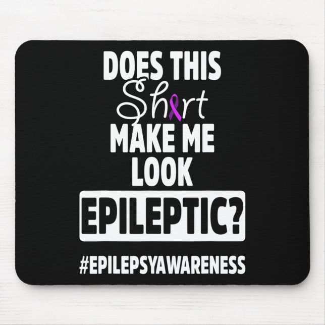 Tapis De Souris Epilepsie Conscience Look Epileptique Guerrier Sur (Devant)