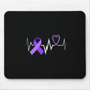 Tapis De Souris Épilepsie du ruban de coeur Épilepsie Trouble