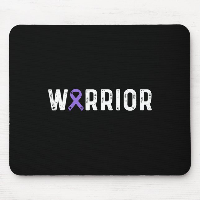 Tapis De Souris Epilepsie Guerrier Sensibilisation Purple Ribbon H (Devant)