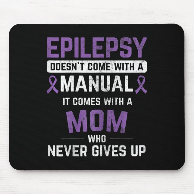 Tapis De Souris Epilepsie Maman Epilepsie Conscience de l'épilepsi (Devant)