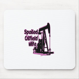 Tapis De Souris Épouse de gisement de pétrole corrompue par rose