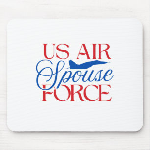 Tapis De Souris Épouse de l'armée de l'air américaine – Femme de m