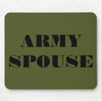 Épouse de l'armée de Mousepad