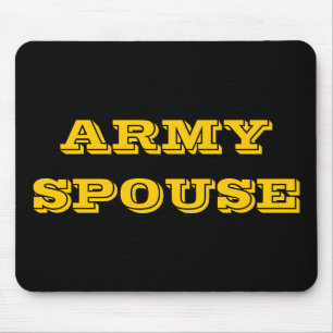 Tapis De Souris Épouse de l'armée de Mousepad