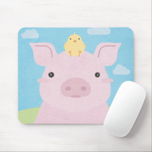 Tapis De Souris Époux - Piglet & Chick