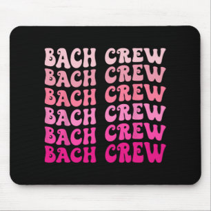Tapis De Souris Équipage Bach La Mariée Groupe De Mariage Enterrem