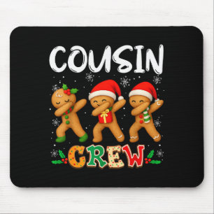 Tapis De Souris Équipage de Cousin Noël Pyjama Homme en Pain d'Épi