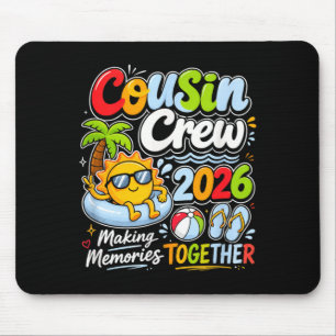 Tapis De Souris Équipage de cousins 2026 Souvenirs d'été de vacanc