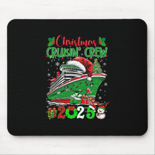 Tapis De Souris Équipage de croisière de Noël 2025 Croisière famil