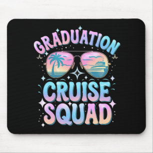 Tapis De Souris Équipage de croisière de remise de diplôme Bateau 