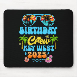 Tapis De Souris Équipage de la fête d'anniversaire de Key West Cro