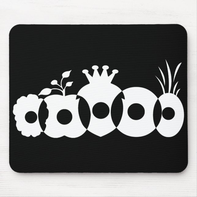 Tapis De Souris Équipage Mousepad d'horloge (Devant)