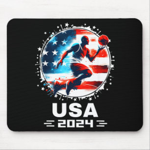Tapis De Souris Équipe Basball Usa Flying Bisonrel 2024 Basball Us