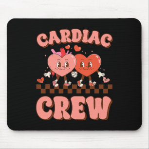 Tapis De Souris Équipe cardiaque Infirmière du cœur Écho Tech Sain