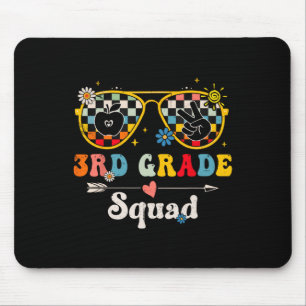 Tapis De Souris Équipe de 3e année Mignonne Prof Enseignant Élève 