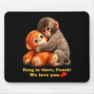Tapis De Souris Équipe de coup de poing de bébé singe 