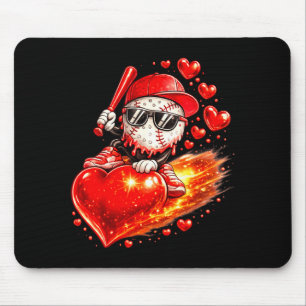 Tapis De Souris Équipe de crèmes glacées Baseball Saint-Valentin D