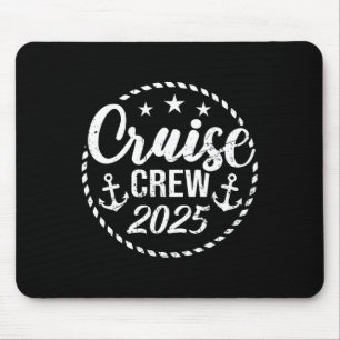 Tapis De Souris Équipe de croisière 2025 Ancres Vacances de naviga