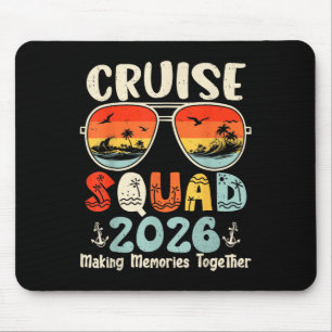 Tapis De Souris Équipe de croisière 2026 Vacances d'été tenue asso