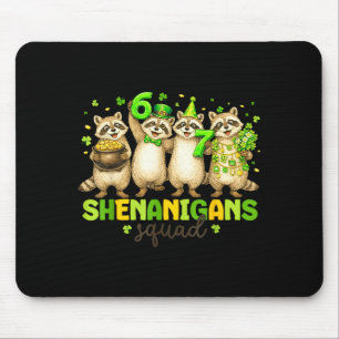 Tapis De Souris Équipe de farces et attrapes raton laveur pour enf