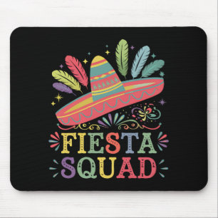 Tapis De Souris Équipe de fête Cinco de Mayo Famille appariée