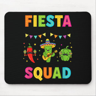 Tapis De Souris Équipe de fiesta cactus mignon piment poivron enfa