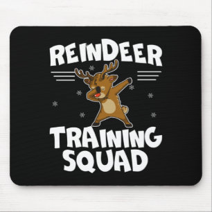 Tapis De Souris Équipe de formation de renne Équipe de cerfs Noël