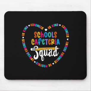 Tapis De Souris Équipe de la cafétéria des écoles Byck rentre à l'