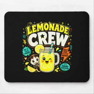 Tapis De Souris Équipe de limonade drôles enfants mignons stand de