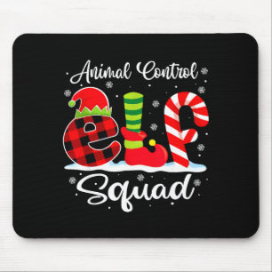 Tapis De Souris Équipe de lutin de contrôle animalier Officier de