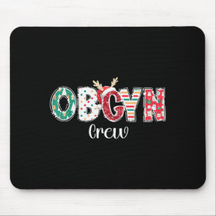 Tapis De Souris Équipe de Noël Obgyn Obstétrique Ob Gyn Groupe Équ