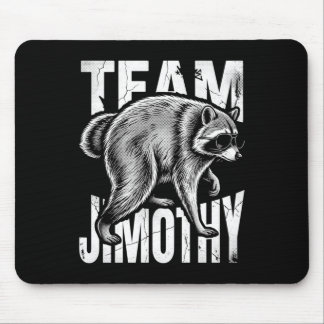 Tapis De Souris Équipe de panda poubelle drôle de raton laveur Jim